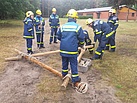 Team ''Prinzessinnenenen....'' beim Bau des Laufend A's