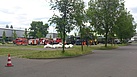 der Bereitstellungsraum füllte sich mit Kräften von Feuerwehr, Bundeswehr, THW und weitere Kräfte von Parkverwaltung