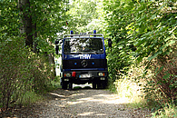 der GKW I im Wald (Ausbildung Motorkettensägenführer 2011)